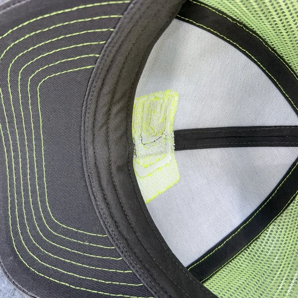 Consolidated Land Services Outdoor Cap Mesh Trucker Snapback Hat Grey